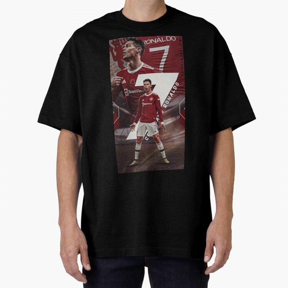 Cristiano Ronaldo Oversized T-Shirt Celebrate Golden Goal Energy in Match Day Hype around FIFA World Cup 2026 USA Canada Mexico, Messi, England, Stadium Chants, National Pride, Trophy Dreams and Unforgettable Football Memories; Made for Collectors