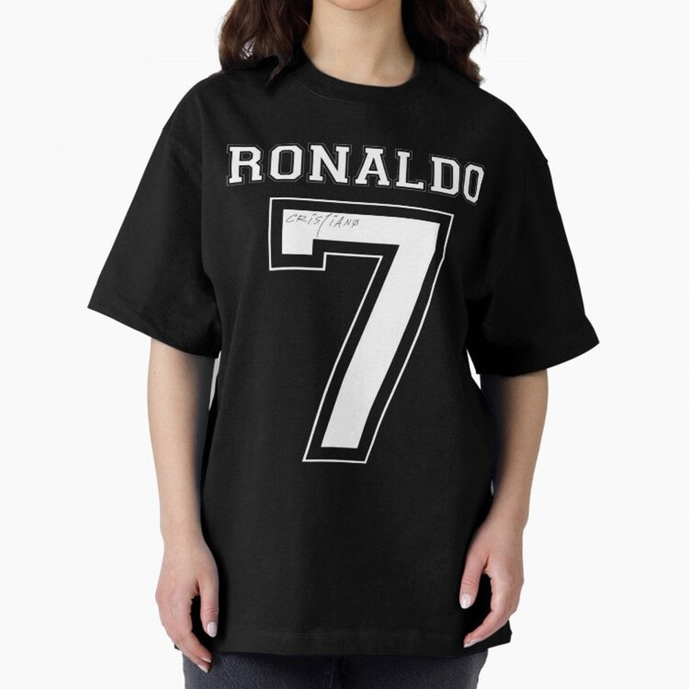 cristiano ronaldo Oversized T-Shirt Bring International Match Energy to FIFA World Cup 2026 Group Stage Inspired by Messi, Brazil Energy, Championship Spirit, Famous Goals, Roaring Crowds and International Football Unity; Great for Watch Parties,
