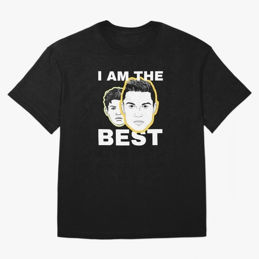 Cristiano Ronaldo - I Am The Best. Oversized T-Shirt Bring World Football Passion into FIFA World Cup 2026 USA Canada Mexico Spirit, Inspired by France, Messi, Championship Spirit, Famous Goals, Roaring Crowds and International Football Unity;