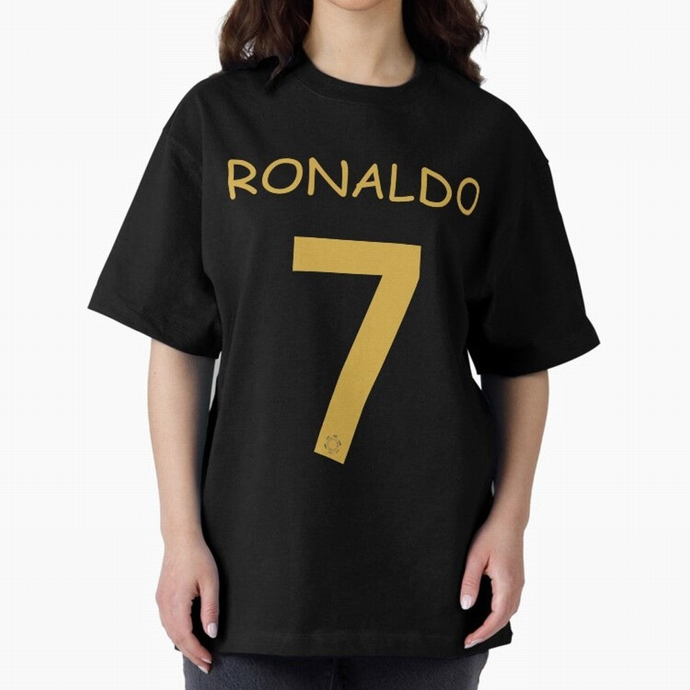 Cristiano Ronaldo shirt - al nassr 2023 Oversized T-Shirt Enjoy Match Day Hype around FIFA World Cup 2026 Group Stage, Cristiano Ronaldo, France and Portugal, Football History, Final Match Energy, Crowd Noise and Once in a Lifetime Moments; Ideal