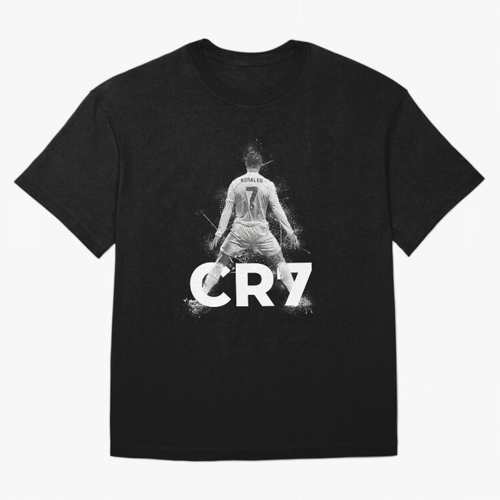 Cristiano Ronaldo CR7 Oversized T-Shirt Support Iconic Players in FIFA World Cup 2026 Group Stage Spirit, Filled with Argentina, Mbappe and Neymar, Champion Mindset, Group Stage Buzz, Knockout Tension and Passionate Fan Culture; Great for
