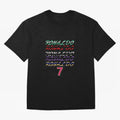 LOVE CR7 RONALDO - ALL CAREER Oversized T-Shirt Cheer for Match Day Hype around FIFA World Cup 2026, Messi and Cristiano Ronaldo, England and Germany, Championship Spirit, Famous Goals, Roaring Crowds and International Football Unity; Great for