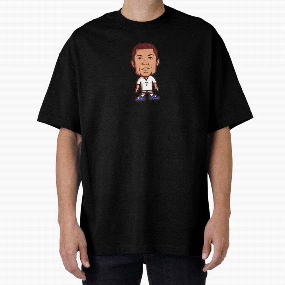 Cr7 Cristiano Ronaldo Oversized T-Shirt Feel FIFA World Cup 2026 USA Canada Mexico for Fans of Mbappe and Netherlands, Bringing Football History, Final Match Energy, Crowd Noise and Once in a Lifetime Moments; Ideal for Passionate Fans Who Love