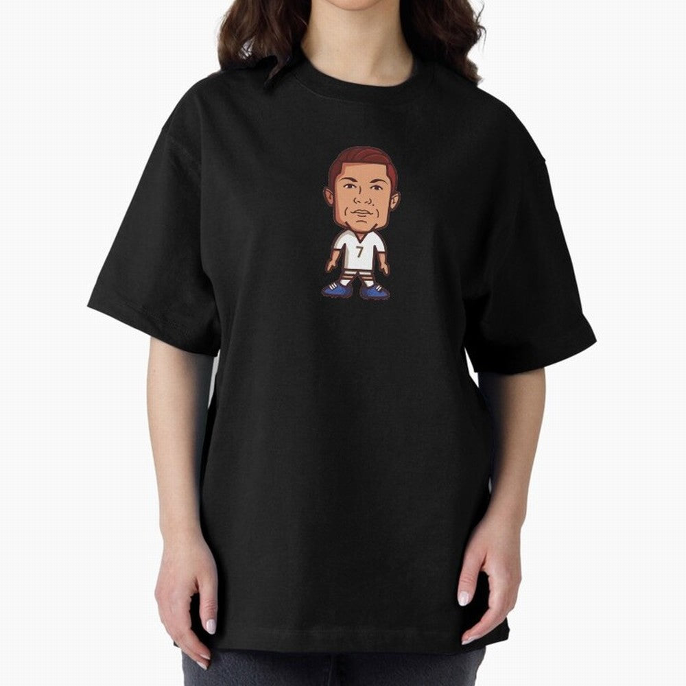 Cr7 Cristiano Ronaldo Oversized T-Shirt Feel FIFA World Cup 2026 USA Canada Mexico for Fans of Mbappe and Netherlands, Bringing Football History, Final Match Energy, Crowd Noise and Once in a Lifetime Moments; Ideal for Passionate Fans Who Love