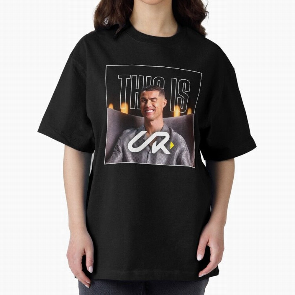 UR Cristiano Yt Oversized T-Shirt Upgrade FIFA World Cup 2026 for Fans of Mbappe and England, Bringing Football Festival Excitement, Trophy Ambitions, Country Rivalries and Star Player Buzz; Ideal for Passionate Fans Who Love Underdog Stories,