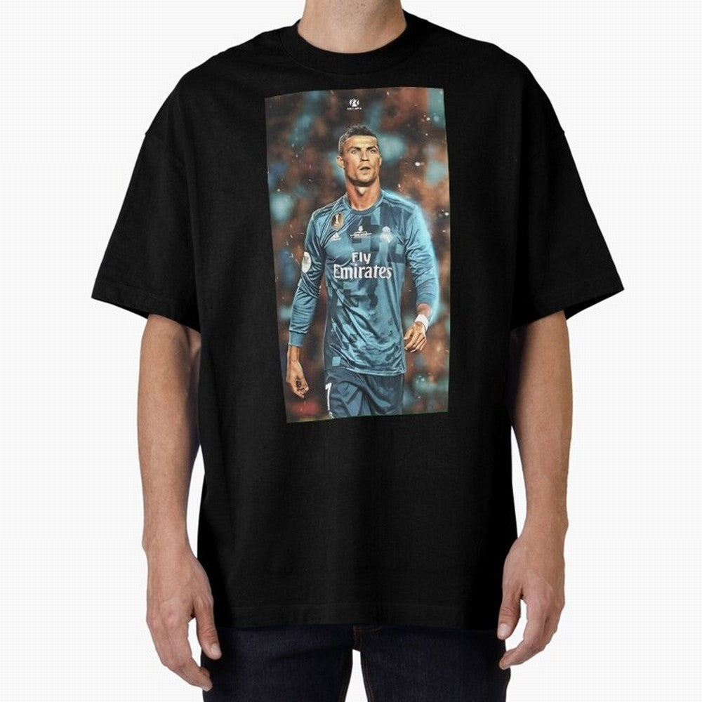 Cr7 Oversized T-Shirt Celebrate Fan Favorites in FIFA World Cup 2026 Highlighting Messi, Neymar and Mbappe, Portugal, Spain and Germany Energy, Match Day Excitement, Supporter Culture, Golden Goals and Global Football Passion; Built for Supporters