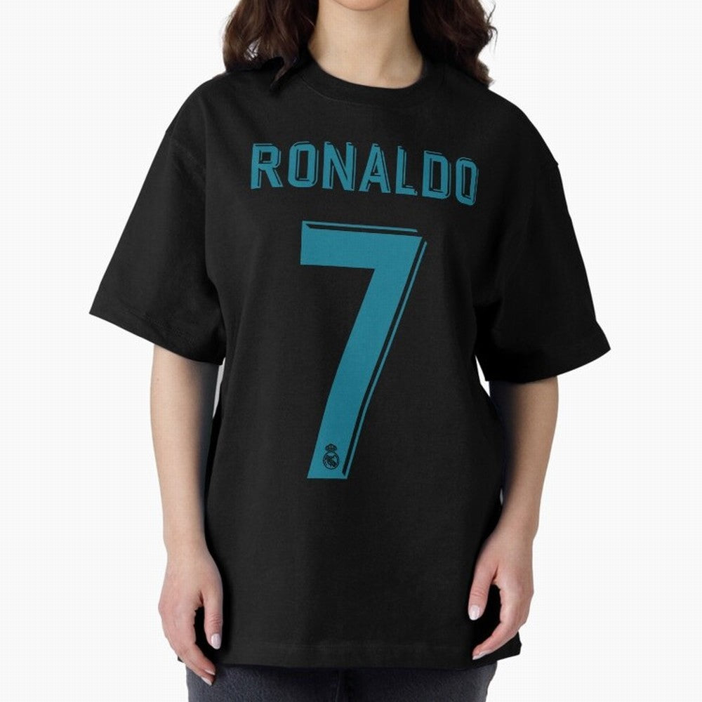 Cristiano Ronaldo 2018 Oversized T-Shirt Show Love for Legendary Goals in Global Football Passion for FIFA World Cup 2026, Built around CR7, Argentina, Global Supporter Spirit, Legendary Goals, National Colors and Tournament Celebration; Great for