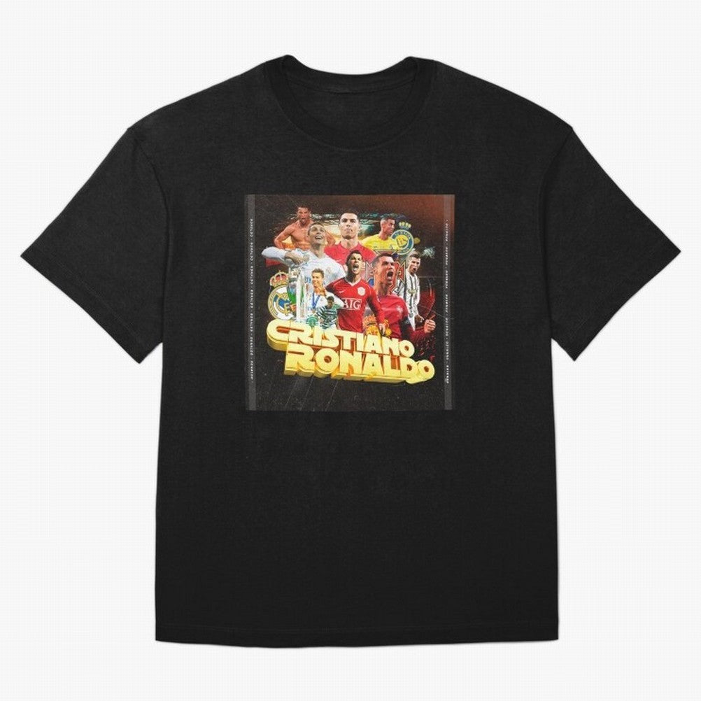 Cristiano Ronaldo Best of Career Oversized T-Shirt Celebrate Fan Favorites in the FIFA World Cup 2026 Journey through Haaland and Mbappe Highlights, Portugal Pride, Game Day Rituals, Football Legends, Country Pride and the Road to the Final;