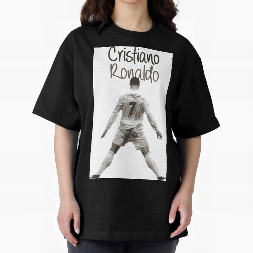 Cristiano Ronaldo Celebration Oversized T-Shirt Feel the Heartbeat of the FIFA World Cup 2026 Group Stage Journey through Neymar, Haaland and Cristiano Ronaldo Highlights, Portugal Pride, Supporter Pride, Iconic Celebrations, Legendary Names and