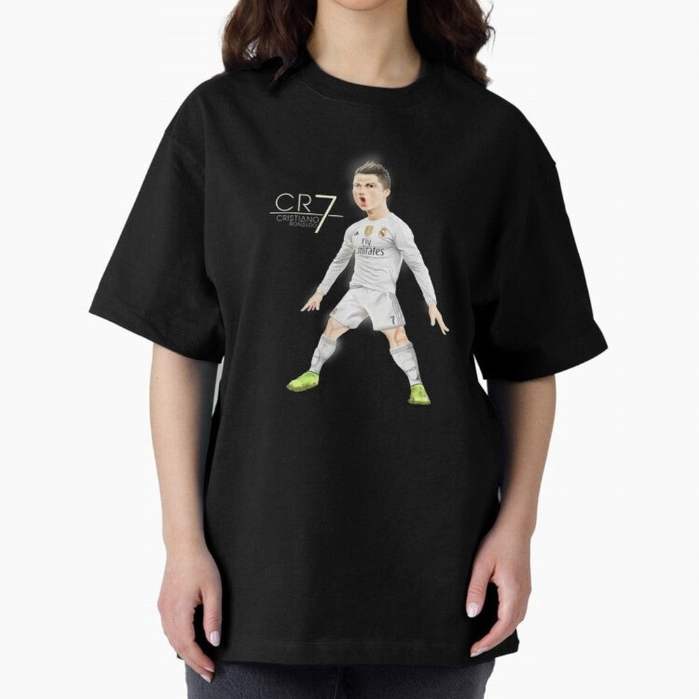 CR7 Oversized T-Shirt Support the Legends of FIFA World Cup 2026 Spirit, Driven by England, CR7, Soccer Culture, Superstar Moments, National Team Dreams and Competitive Fire; Made for Die Hard Supporters, Soccer Lovers, Game Day Photos and
