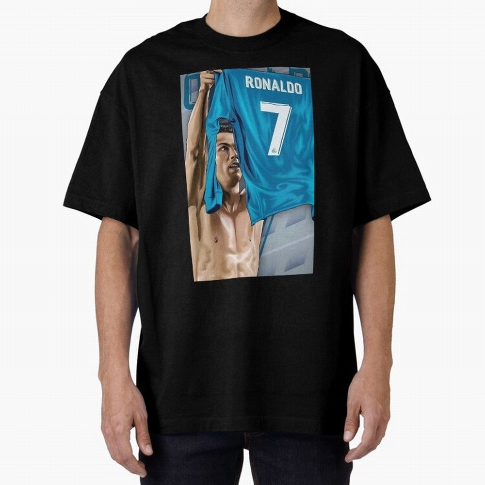 Cristiano Ronaldo Oversized T-Shirt Bring Home FIFA World Cup 2026 USA Canada Mexico Driven by Haaland and Mbappe, Netherlands Energy, Sports Nostalgia, International Competition, Famous Players and Unforgettable Victories; Ideal for Passionate