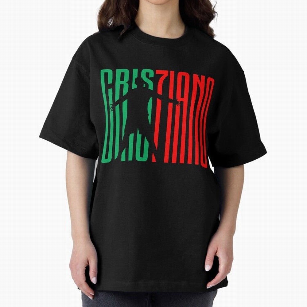 Cristiano Ronaldo 7 Oversized T-Shirt Bring International Match Energy to Global Football Passion for FIFA World Cup 2026, Celebrating Neymar, Haaland and Cristiano Ronaldo, Netherlands, Supporter Pride, Iconic Celebrations, Legendary Names and
