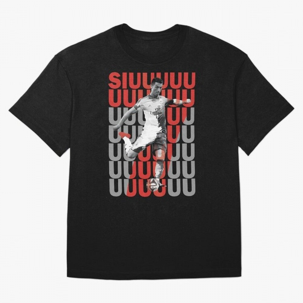Siuuuuuu Cristiano Ronaldo Oversized T-Shirt Back the Journey through Global Football Passion for FIFA World Cup 2026 Group Stage, Centered on CR7, Argentina, France and Brazil, Goal Celebration Energy, Supporter Heritage, Football Icons and