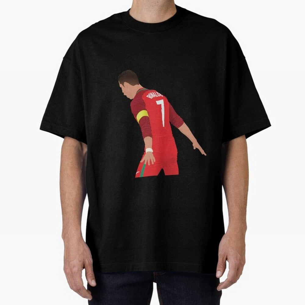 Cristiano Ronaldo - Portugal Oversized T-Shirt Enjoy FIFA World Cup 2026 Spirit, with Argentina, Cristiano Ronaldo, Stadium Memories, Football Loyalty, International Chants and Championship Tradition; Perfect for Supporters Who Want Bold Football