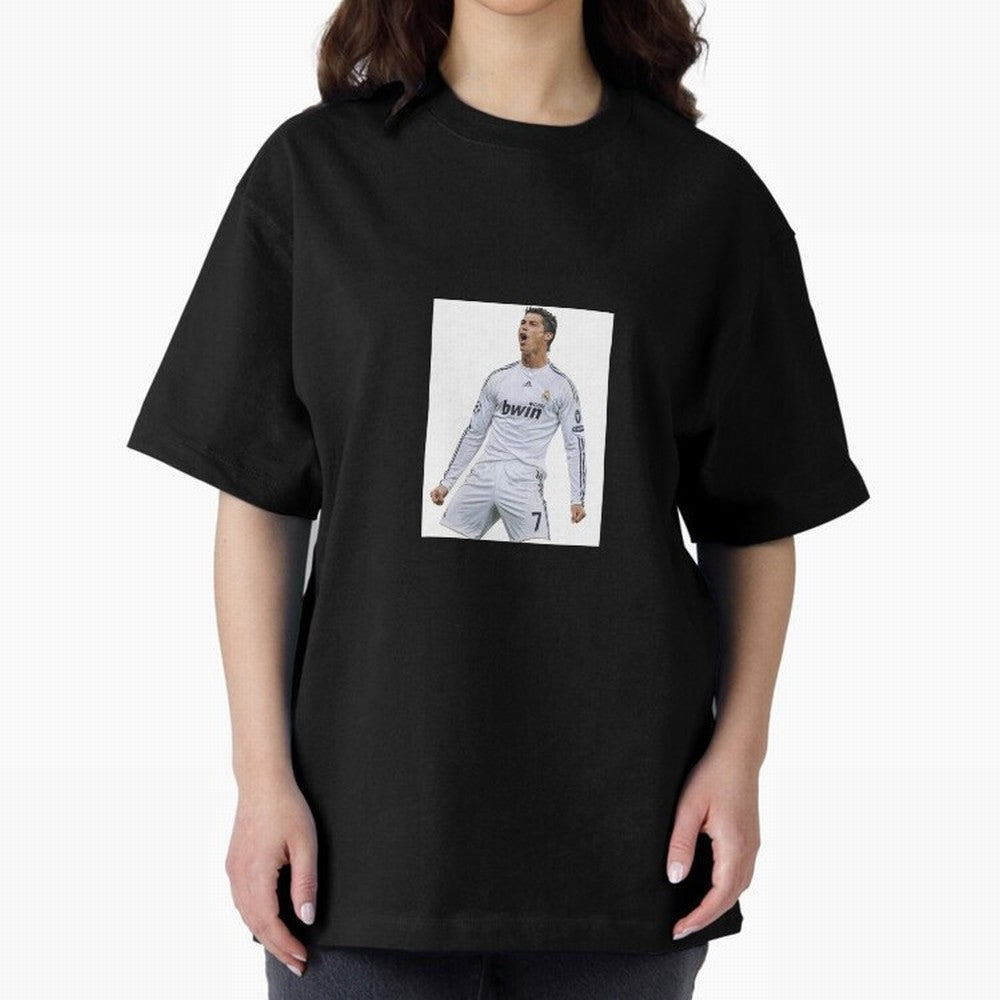 Cristiano Ronaldo 2009 real madrid cr7 Oversized T-Shirt Keep the Legacy of FIFA World Cup 2026 USA Canada Mexico Built around CR7 and Messi, Brazil, Portugal and Argentina Energy, Vintage Soccer Flavor, Modern Football Stars, National Flags and