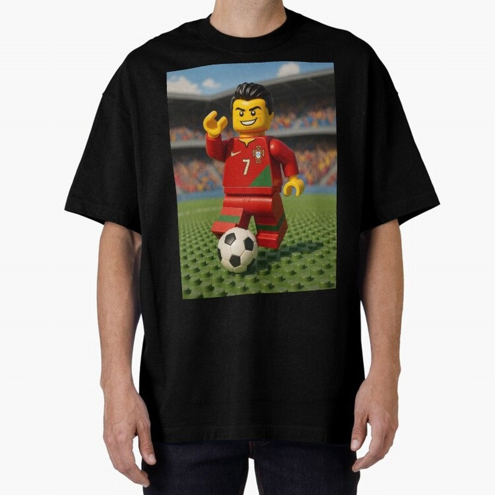 Block CR7 Oversized T-Shirt Celebrate Supporters United by FIFA World Cup 2026 USA Canada Mexico for Fans of Cristiano Ronaldo, Haaland and CR7 and England, Bringing Stadium Chants, National Pride, Trophy Dreams and Unforgettable Football Memories;