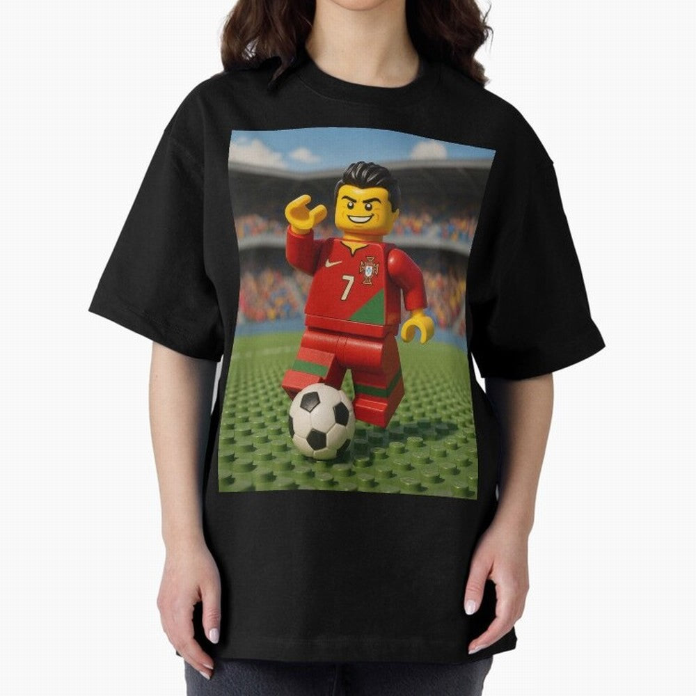 Block CR7 Oversized T-Shirt Celebrate Supporters United by FIFA World Cup 2026 USA Canada Mexico for Fans of Cristiano Ronaldo, Haaland and CR7 and England, Bringing Stadium Chants, National Pride, Trophy Dreams and Unforgettable Football Memories;