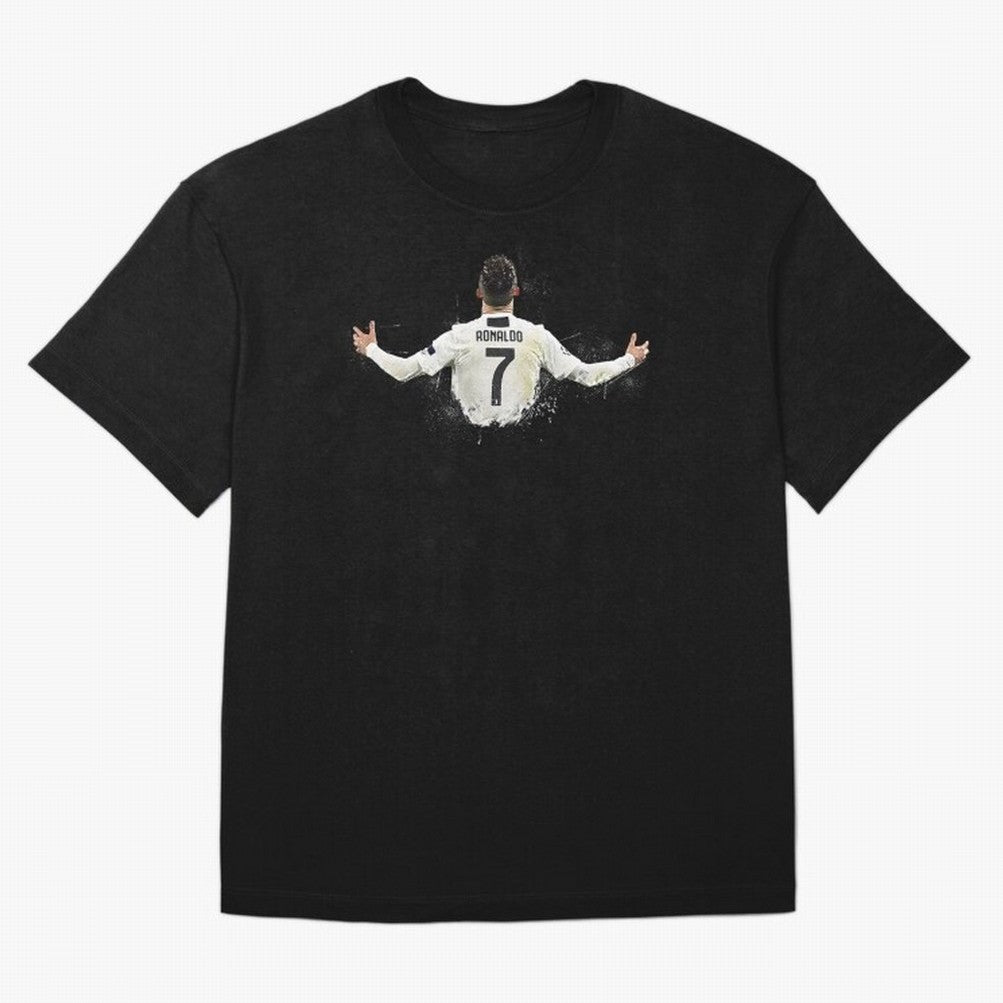 Cristiano Ronaldo Juventus Abstract Paintings Oversized T-Shirt Make Every Match About Global Football Passion for FIFA World Cup 2026, Built around Haaland and Mbappe, Portugal, Game Day Rituals, Football Legends, Country Pride and the Road to the