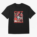 Retro Cristiano Ronaldo Manchester United Oversized T-Shirt Share the Excitement of FIFA World Cup 2026 USA Canada Mexico for Fans of Cristiano Ronaldo and Portugal, Spain and Germany, Bringing Game Day Rituals, Football Legends, Country Pride and