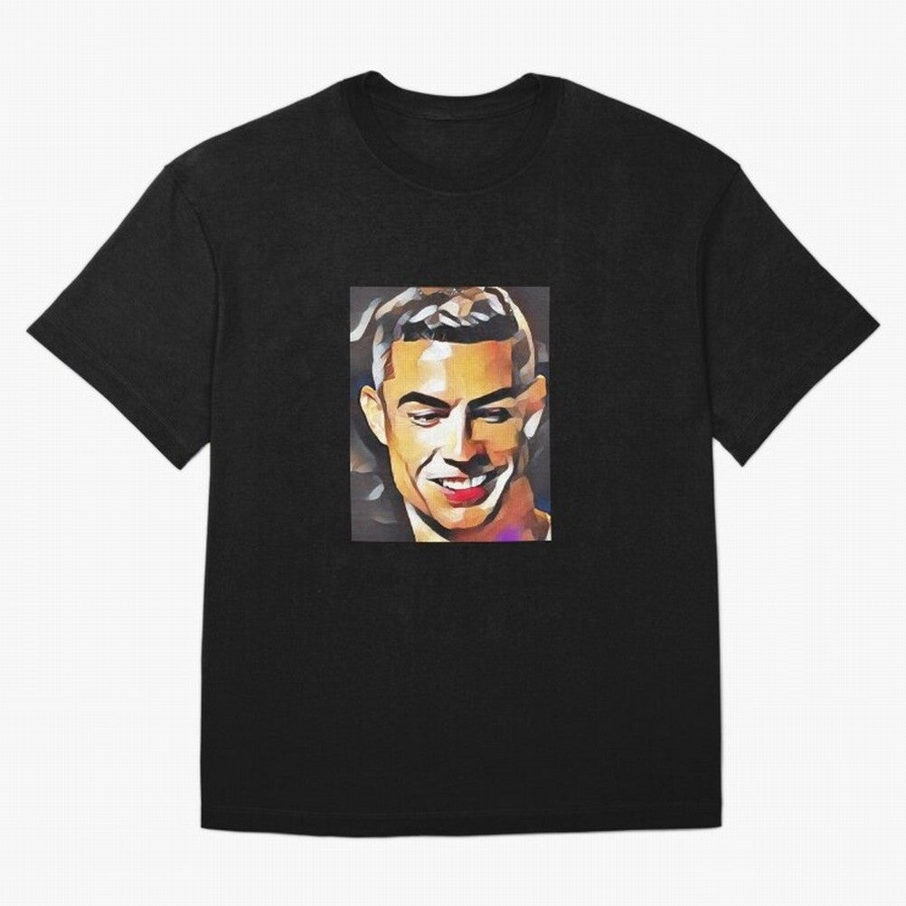 Cristiano Ronaldo Oversized T-Shirt Relive the Noise and Pride of the FIFA World Cup 2026 Group Stage Journey through Haaland Highlights, Brazil, Portugal and Argentina Pride, Vintage Soccer Flavor, Modern Football Stars, National Flags and Final