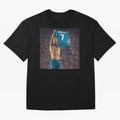Ronaldo Holding Number Seven Shirt Oversized T-Shirt Upgrade FIFA World Cup 2026 USA Canada Mexico Capturing Haaland and Mbappe, Spain and Netherlands Energy, Retro Football Energy, Iconic Rivalries, Trophy Chase Drama and Stadium Atmosphere; Built