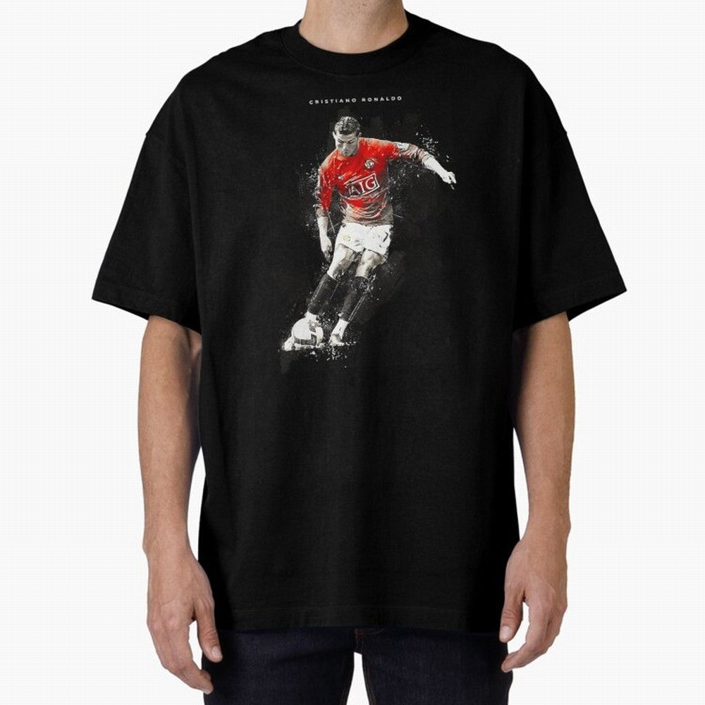 Cristiano Ronaldo CR7 Skills Manchester 202122,Ronaldo Gifts, Ronaldo Best Selling , Ronaldo Top It Oversized T-Shirt Fuel Your Fan Pride for Match Day Hype around FIFA World Cup 2026, Haaland and Mbappe, England and Germany, Football Festival