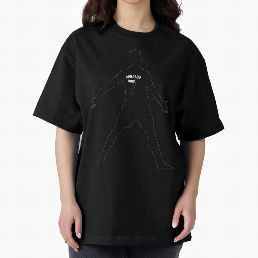 CR7 Oversized T-Shirt Spotlight FIFA World Cup 2026 Spirit, Filled with England and Germany, CR7, Retro Football Energy, Iconic Rivalries, Trophy Chase Drama and Stadium Atmosphere; Perfect for Supporters Who Want Bold Football Energy, Global Pride