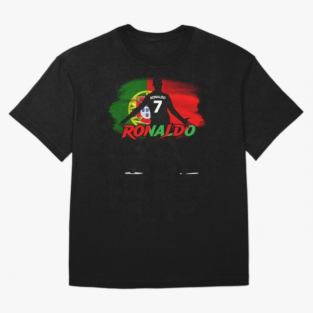 Portugal CR7 Fan World Cup Oversized T-Shirt Turn Up for FIFA World Cup 2026 USA Canada Mexico Spirit, Built around France, Haaland, Champion Mindset, Group Stage Buzz, Knockout Tension and Passionate Fan Culture; Perfect for Fans, Collectors,