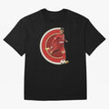 Cristiano Ronaldo Circular Pixel Art Oversized T-Shirt Relive Global Football Passion for FIFA World Cup 2026, Capturing Cristiano Ronaldo, Spain and Netherlands, Retro Football Energy, Iconic Rivalries, Trophy Chase Drama and Stadium Atmosphere;