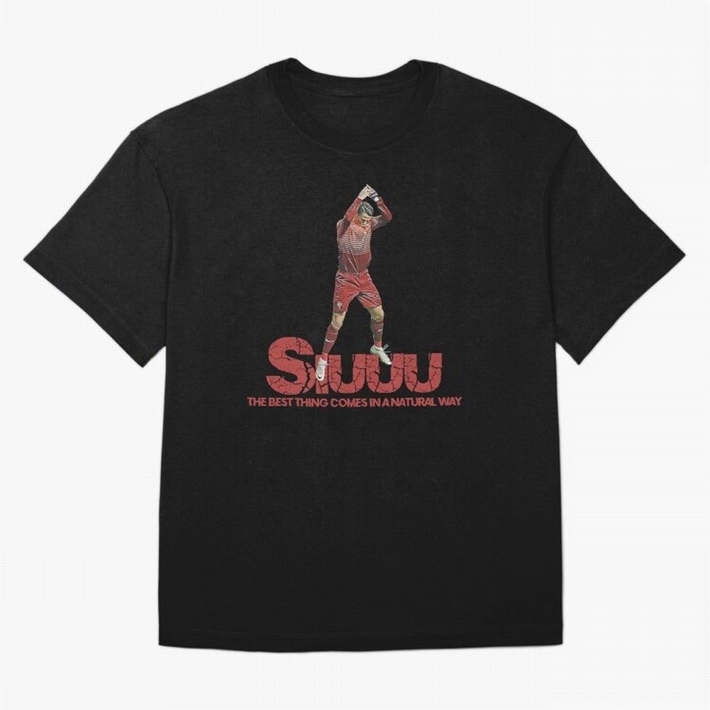 Cr7 Ronaldo Siuuu Oversized T-Shirt Bring Bold Fan Energy to FIFA World Cup 2026 Group Stage for Fans of Messi and France and Portugal, Bringing Football Festival Excitement, Trophy Ambitions, Country Rivalries and Star Player Buzz; Created for