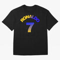 Cristiano Ronaldo Manchester United Oversized T-Shirt Remember Iconic Moments from Match Day Hype around FIFA World Cup 2026, Messi, CR7 and Mbappe, Portugal, Global Supporter Spirit, Legendary Goals, National Colors and Tournament Celebration;