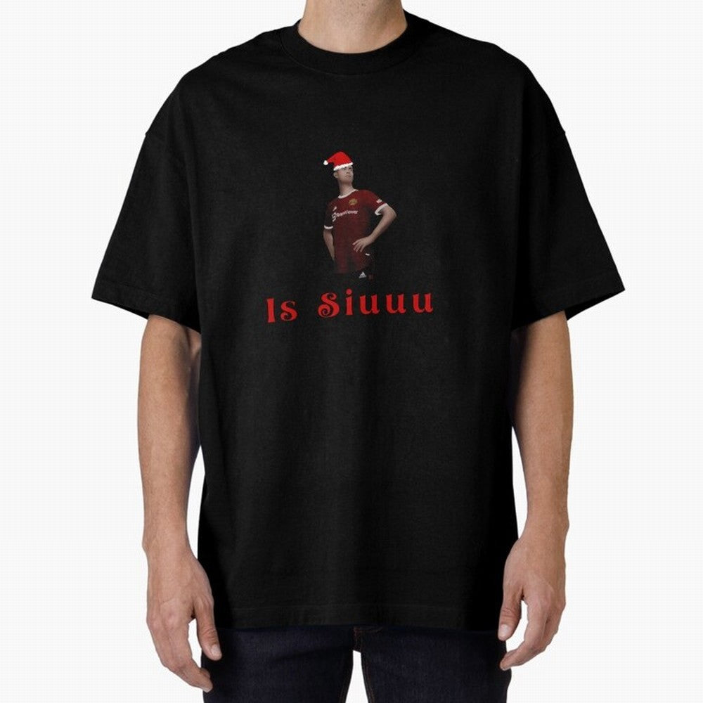Cristiano Ronaldo Oversized T-Shirt Bring a Vintage Feel to FIFA World Cup 2026 Group Stage Spirit, Filled with Argentina and Brazil, CR7, Championship Spirit, Famous Goals, Roaring Crowds and International Football Unity; Perfect for Fans,