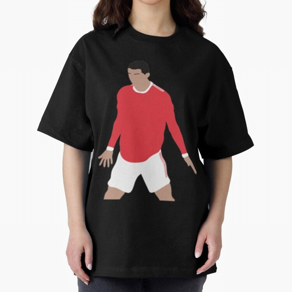 Cristiano Ronaldo Oversized T-Shirt Show Up for the Glory of the FIFA World Cup 2026 Group Stage Journey through Haaland and Mbappe Highlights, Argentina, France and Brazil Pride, Supporter Pride, Iconic Celebrations, Legendary Names and Global