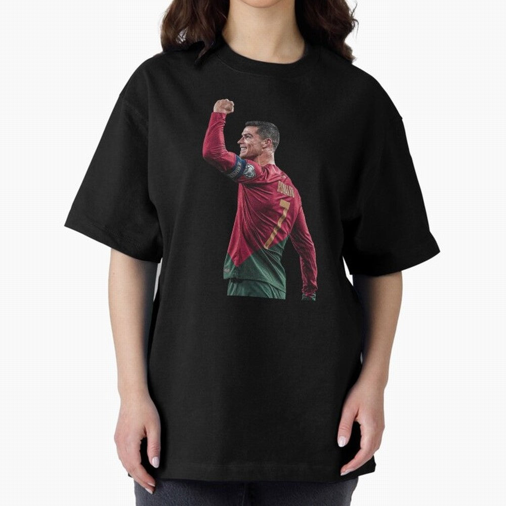 Cristiano Ronaldo Oversized T-Shirt Show Love for Legendary Goals in FIFA World Cup 2026 USA Canada Mexico Spirit, Connected to Netherlands, Neymar, Classic Soccer Heritage, Championship Pressure, Fan Loyalty and International Pride; Ideal for