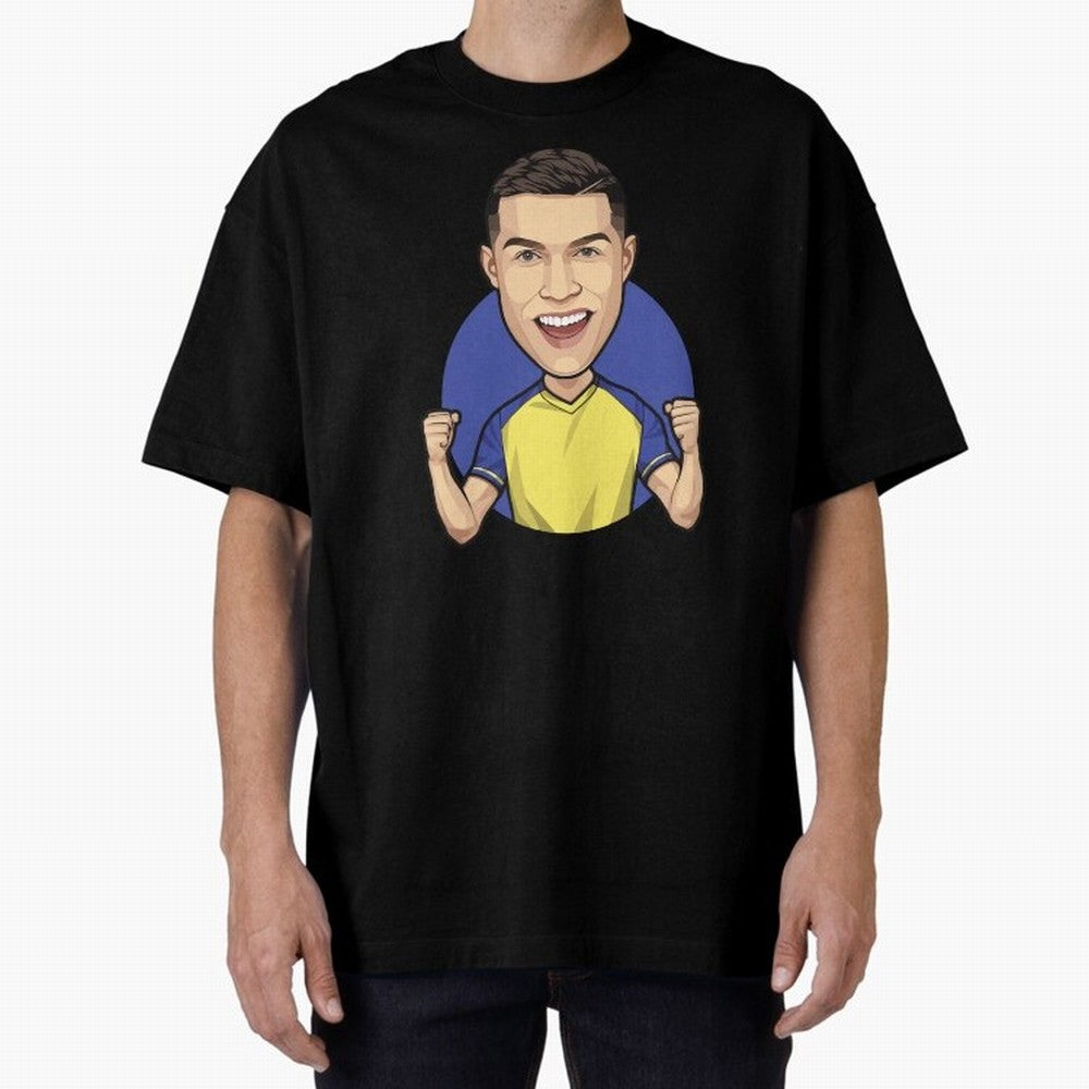 Ronaldo Al-Nassr 2022 Oversized T-Shirt Bring International Match Energy to FIFA World Cup 2026 Group Stage Driven by Mbappe, Argentina Energy, Football Passion, Legendary Performances, Festival Vibes and Supporter Community; Perfect for People Who