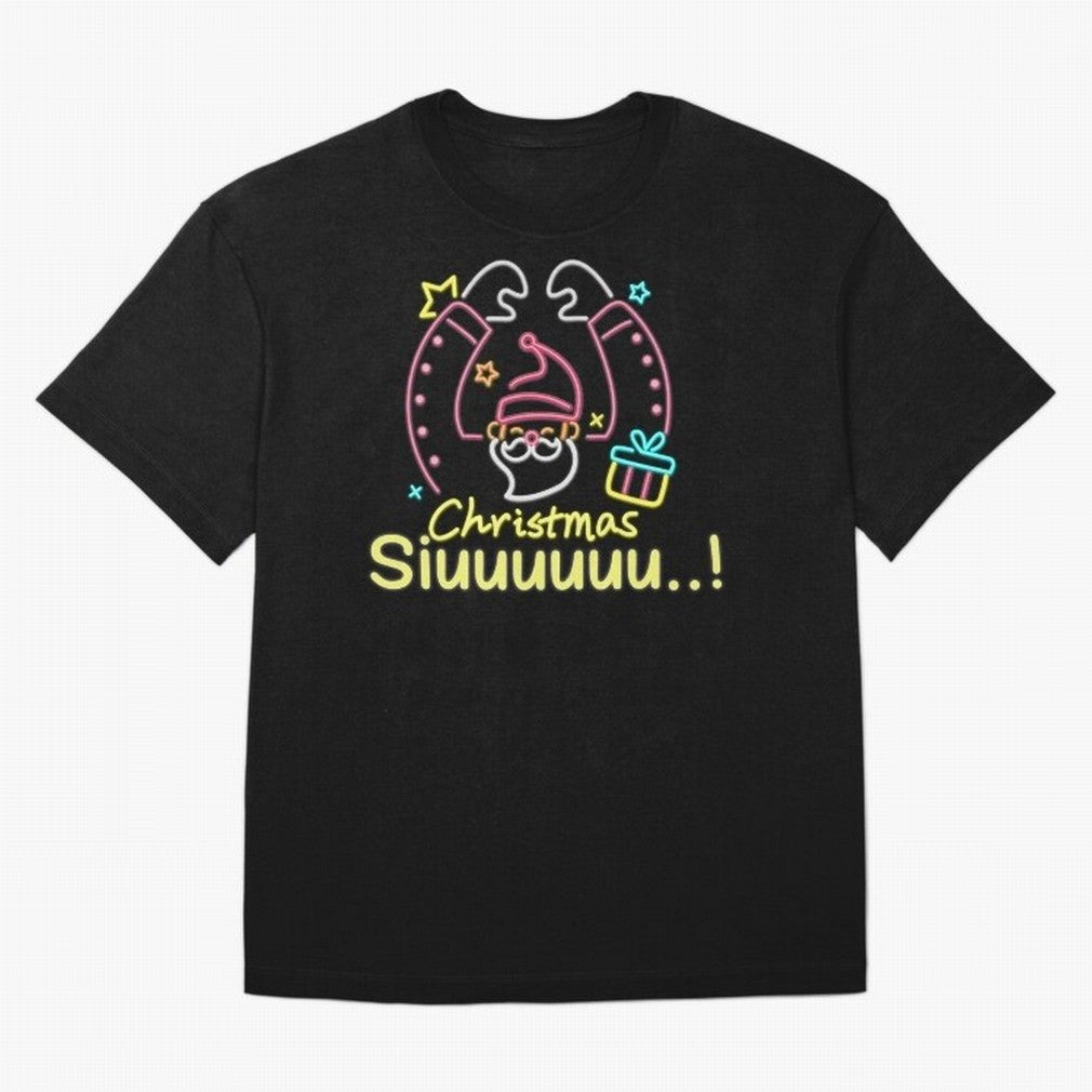 Christmas siuuu CR7 goal Oversized T-Shirt Create FIFA World Cup 2026 Capturing Haaland and Mbappe, Argentina, France and Brazil Energy, Worldwide Fan Energy, Dramatic Goals, Stadium Lights and Championship Celebrations; Perfect for Fans,