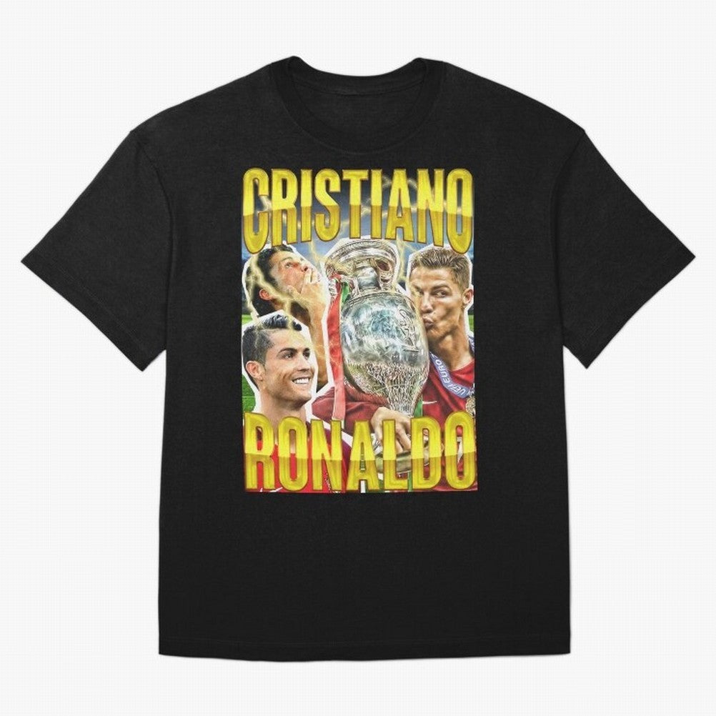 Cristiano Ronaldo CR7 SIUUU El Bicho Vintage Retro Design Oversized T-Shirt Share Match Day Hype around FIFA World Cup 2026 Group Stage, Messi and Cristiano Ronaldo, Brazil, Portugal and Argentina, Goal Celebration Energy, Supporter Heritage,
