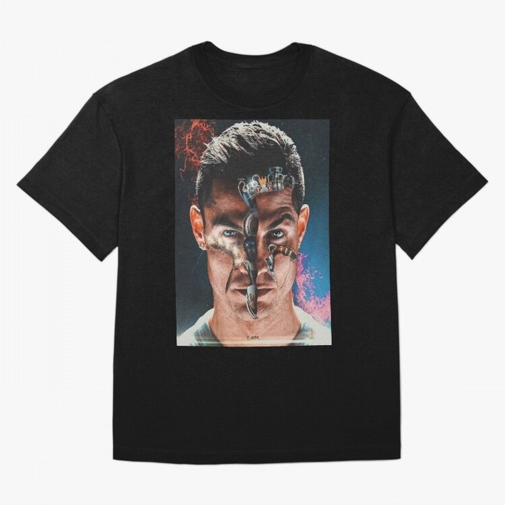 CR7 Career Titles+Ballon (x5) Oversized T-Shirt Back Your Heroes with FIFA World Cup 2026 USA Canada Mexico Spirit, Made for Portugal, Spain and Germany, Haaland and Mbappe, Stadium Chants, National Pride, Trophy Dreams and Unforgettable Football