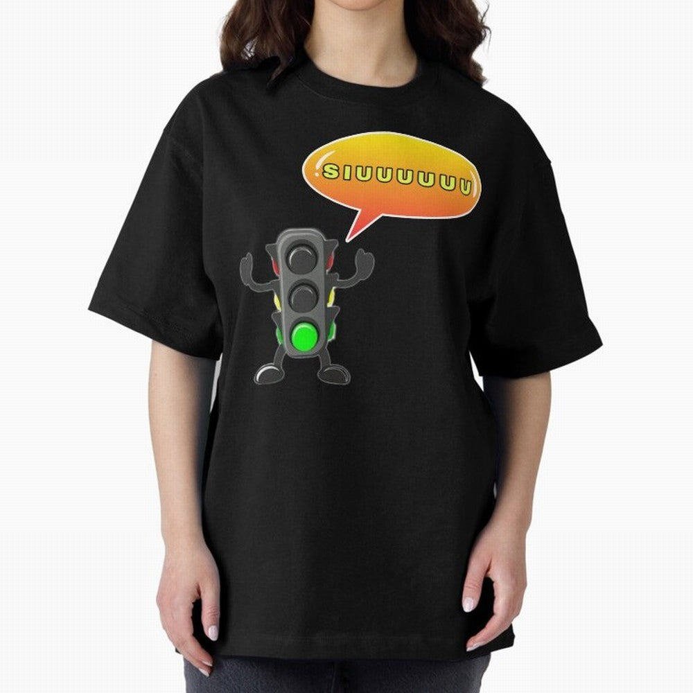 traffic light Siuuu Cristiano ronaldo goal Oversized T-Shirt Honor FIFA World Cup 2026 USA Canada Mexico Celebrating Messi, Brazil Energy, Champion Mindset, Group Stage Buzz, Knockout Tension and Passionate Fan Culture; Perfect for Supporters Who