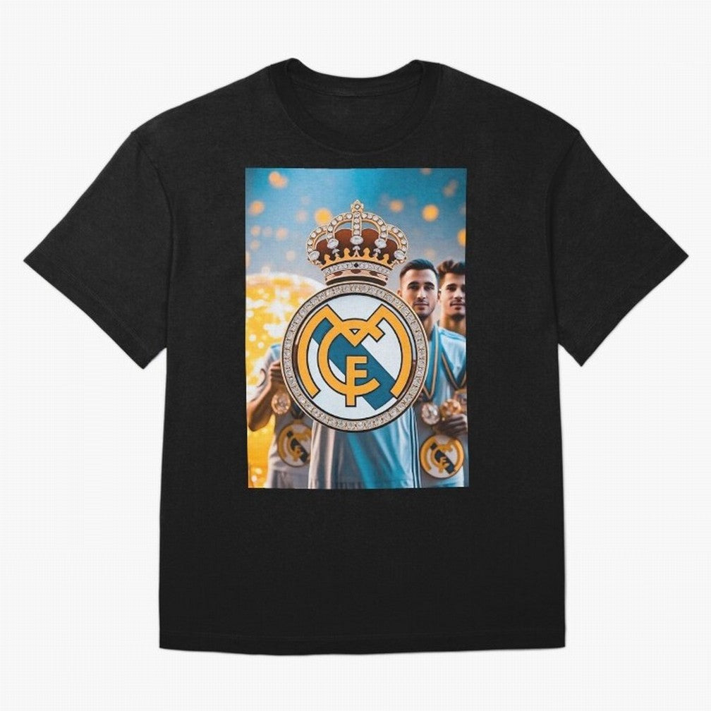 El Medall¨®n Del Real Madrid Oversized T-Shirt Celebrate the Biggest Stage of FIFA World Cup 2026 Group Stage Built around Messi and Cristiano Ronaldo, Brazil Energy, Fan Favorite Moments, National Team Passion, Big Match Drama and Soccer History;