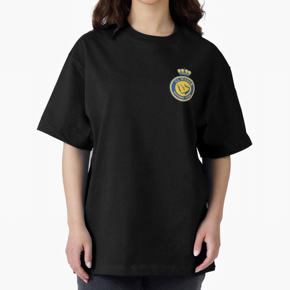 Al-Nassr Football Club Oversized T-Shirt Support Your Favorite Stars during the FIFA World Cup 2026 USA Canada Mexico Journey through Messi, Neymar and Mbappe Highlights, Argentina, France and Brazil Pride, Vintage Soccer Flavor, Modern Football