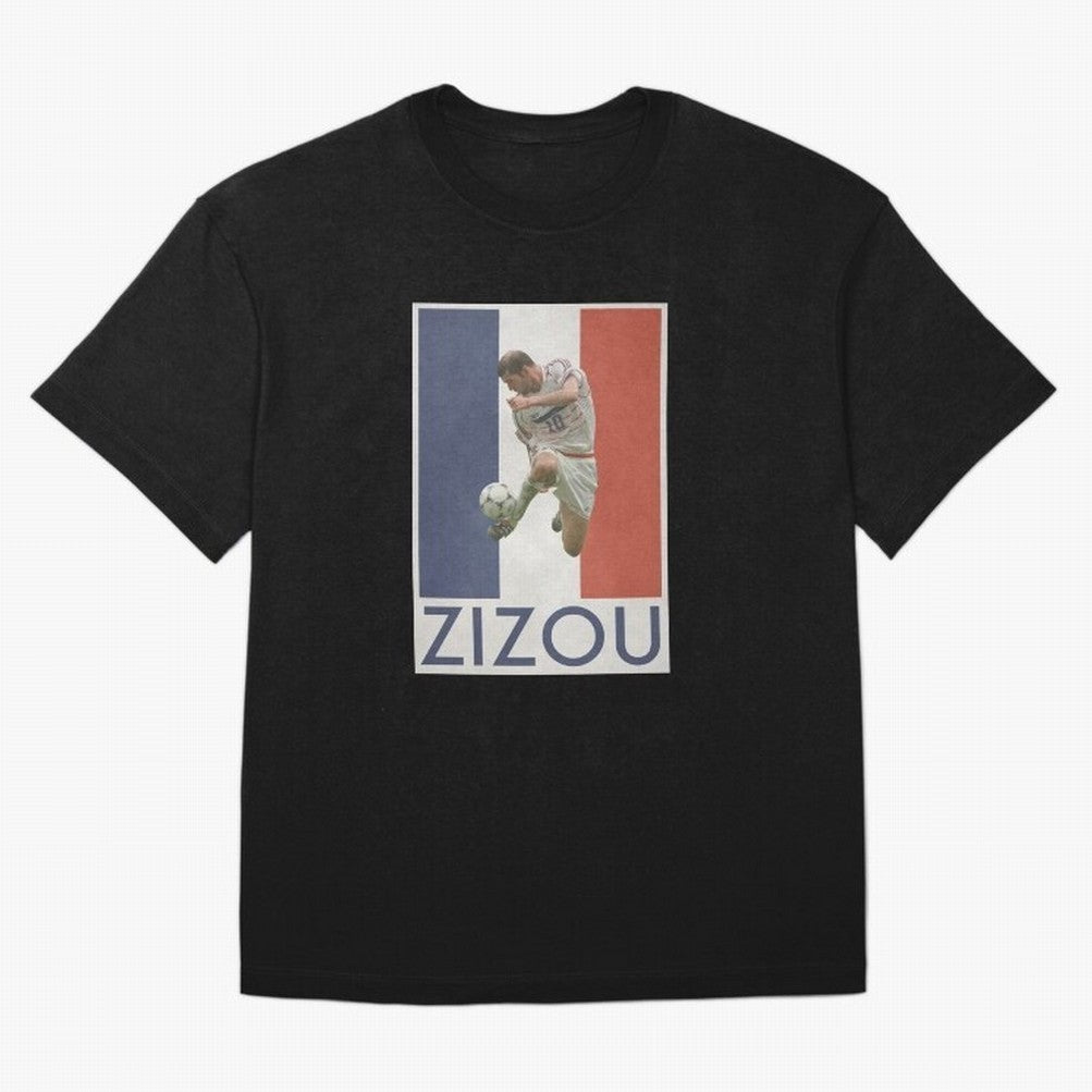 Football - Zidane Oversized T-Shirt Turn Every Weekend Toward Match Day Hype around FIFA World Cup 2026 Group Stage, Mbappe and Neymar, France and Portugal, Vintage Soccer Flavor, Modern Football Stars, National Flags and Final Night Emotion;