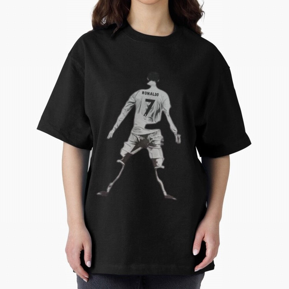 cristiano ronaldo Oversized T-Shirt Celebrate Unforgettable Nights in FIFA World Cup 2026 Spirit, Centered on France, CR7, Championship Spirit, Famous Goals, Roaring Crowds and International Football Unity; Great for Supporters Who Love Legendary