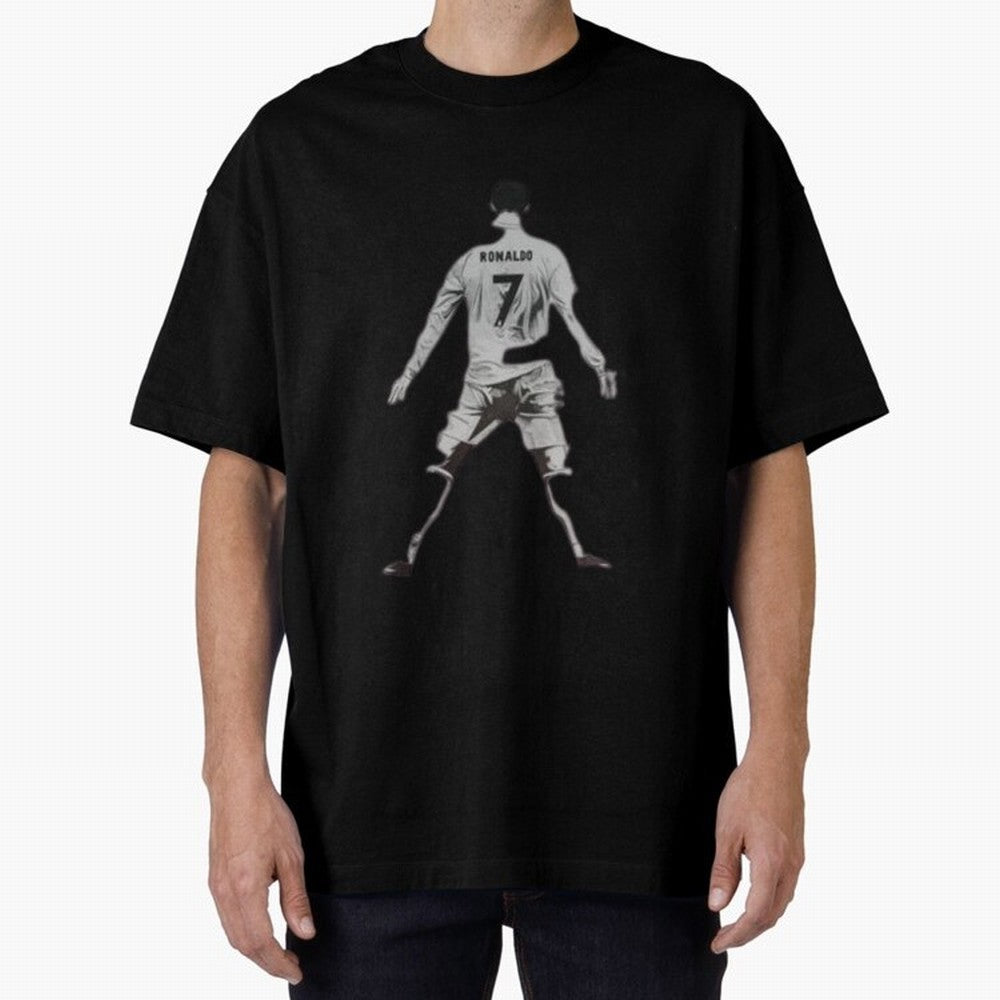 cristiano ronaldo Oversized T-Shirt Celebrate Unforgettable Nights in FIFA World Cup 2026 Spirit, Centered on France, CR7, Championship Spirit, Famous Goals, Roaring Crowds and International Football Unity; Great for Supporters Who Love Legendary