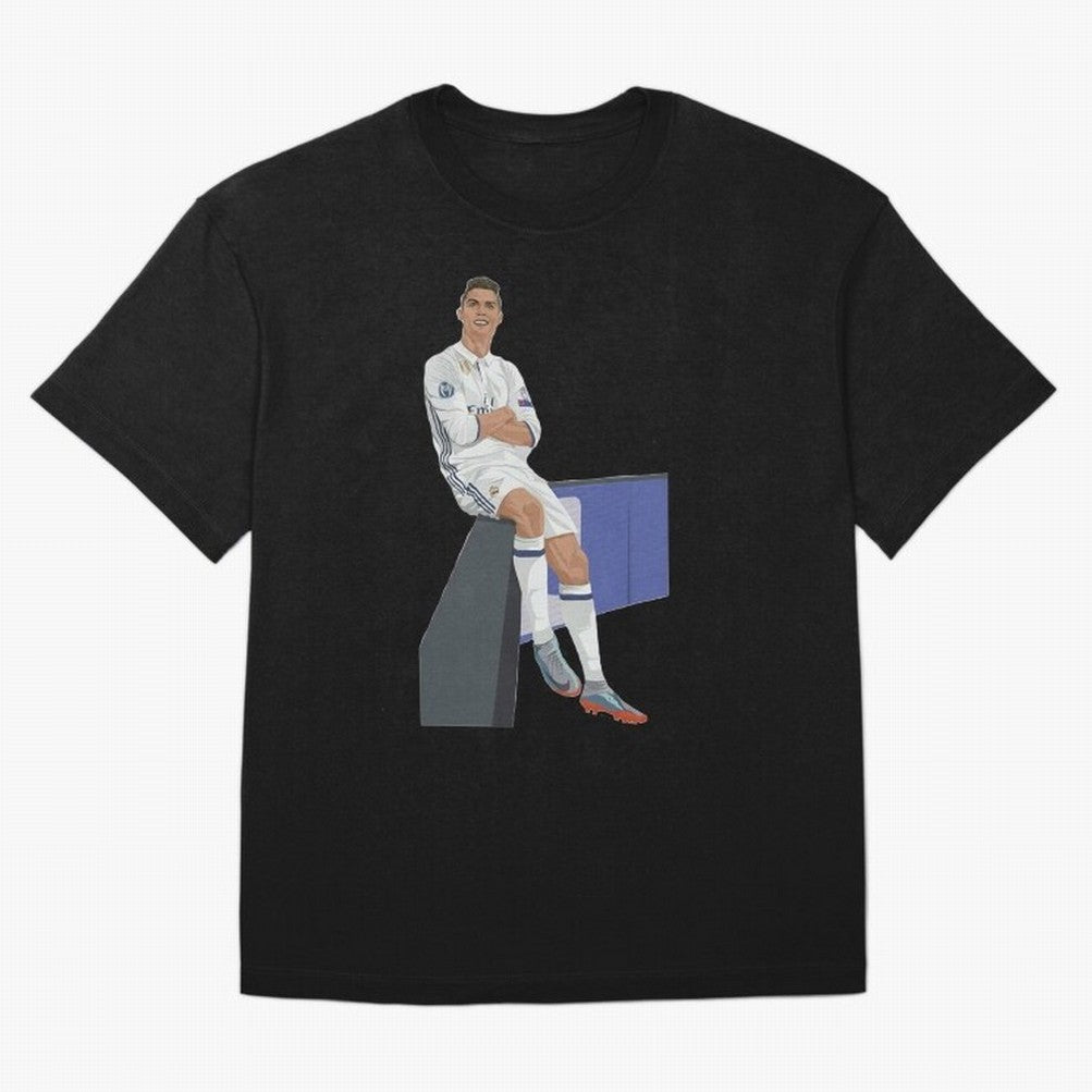 Cristiano Ronaldo Oversized T-Shirt Stand Proud for the FIFA World Cup 2026 Journey through Messi, CR7 and Mbappe Highlights, Brazil Pride, Game Day Rituals, Football Legends, Country Pride and the Road to the Final; Made for Die Hard Supporters,