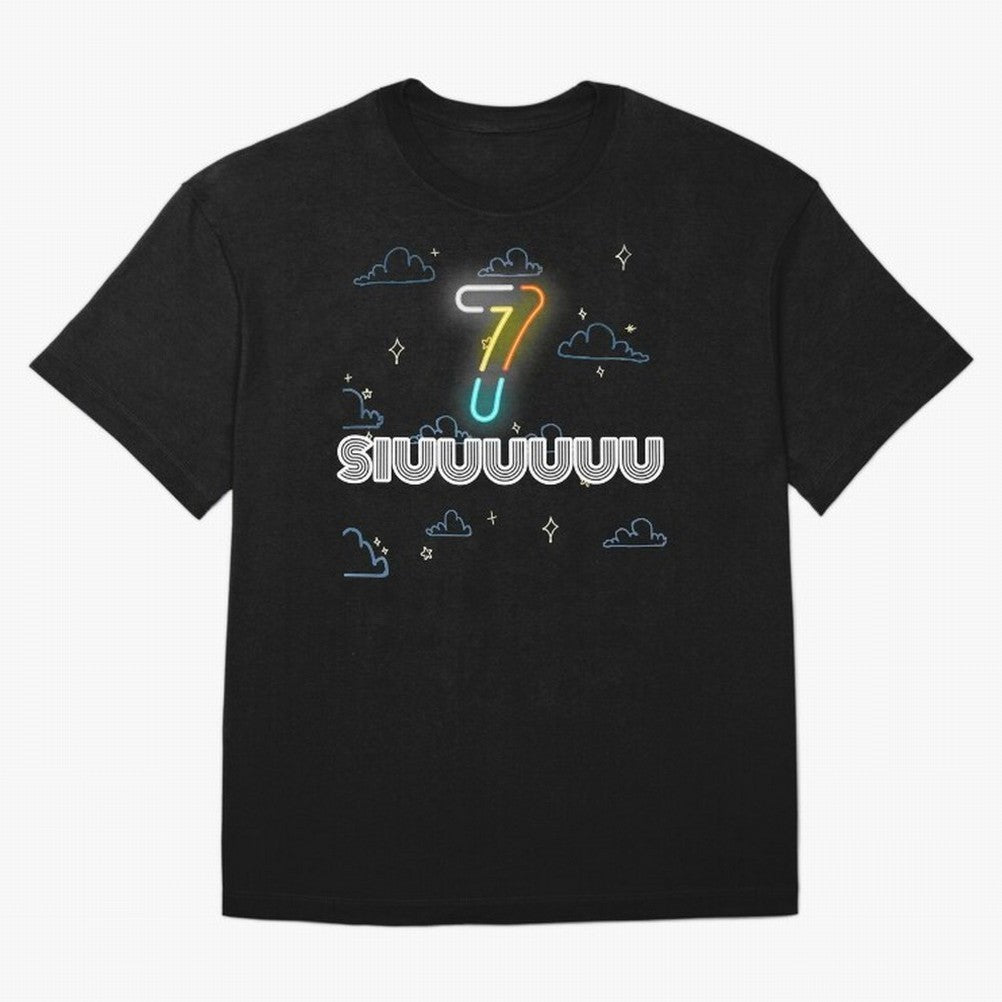 Siuuuuuu 7 CR7 goal funny Oversized T-Shirt Remember Iconic Moments from the FIFA World Cup 2026 USA Canada Mexico Journey through Mbappe Highlights, Netherlands Pride, Championship Spirit, Famous Goals, Roaring Crowds and International Football