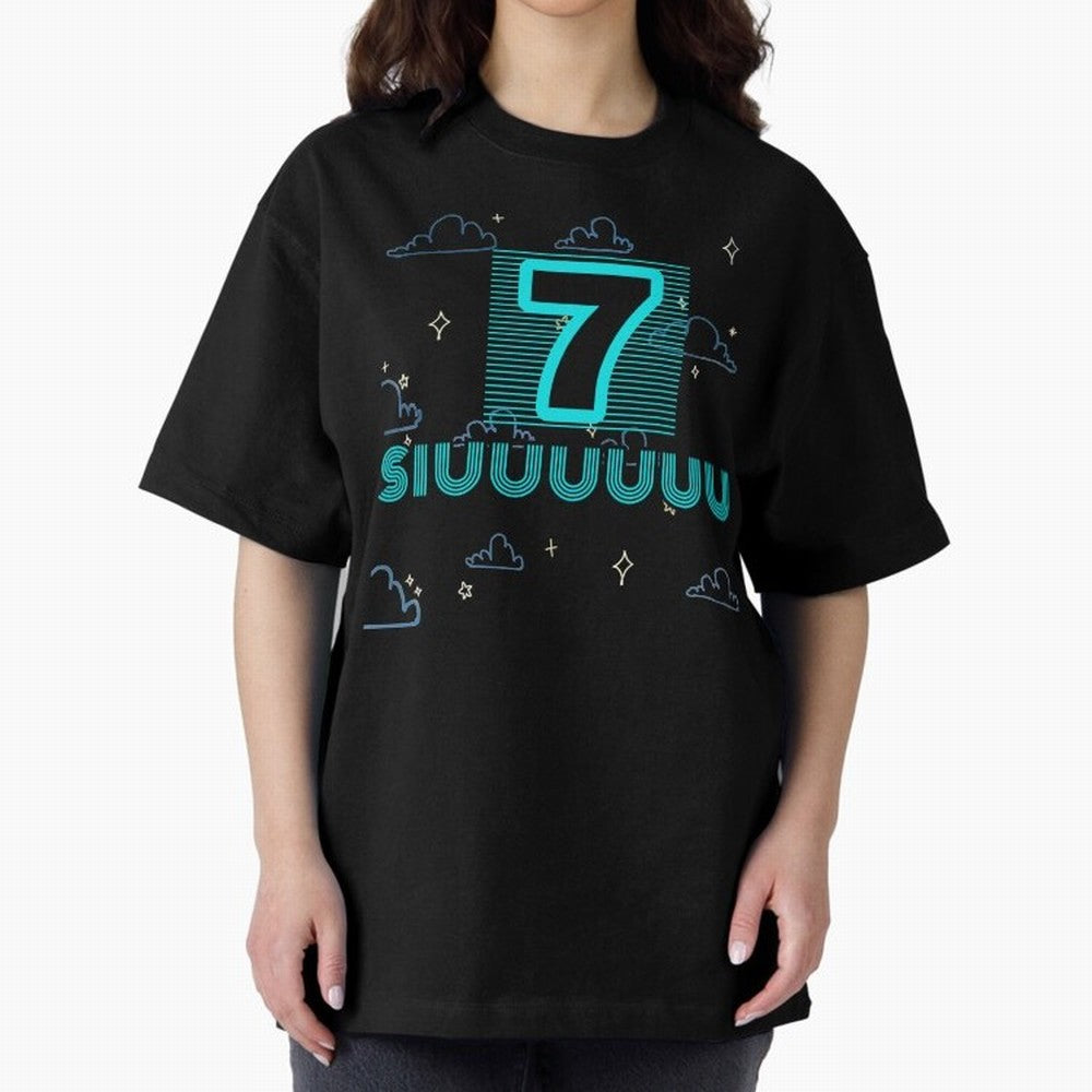 Siuuuuu 7 Cristiano ronaldo Oversized T-Shirt Honor Football Greatness during FIFA World Cup 2026 USA Canada Mexico Made for Neymar, Haaland and Cristiano Ronaldo, Netherlands Energy, Tournament Hype, Historic Matchups, Family Viewing Parties and