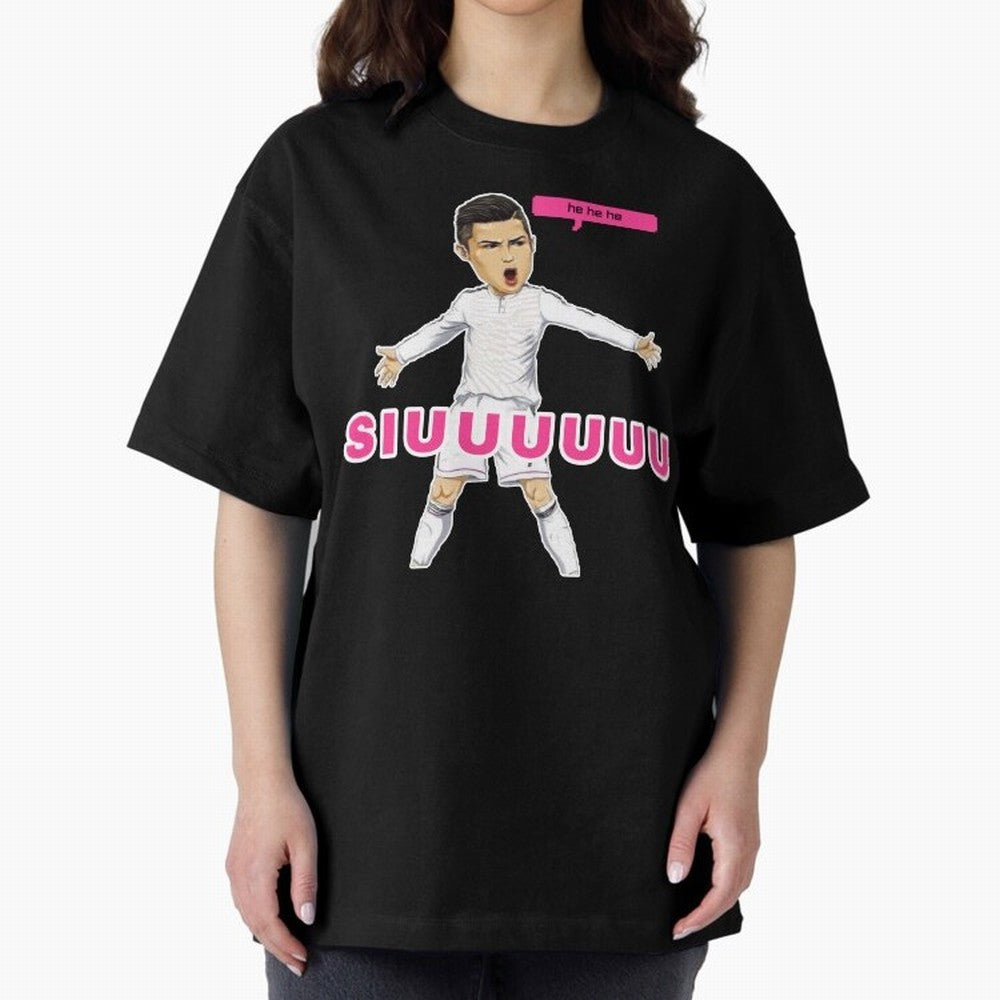 hehehe suiii Oversized T-Shirt Feel the Roar of Match Day Hype around FIFA World Cup 2026 USA Canada Mexico, Haaland, Spain, Match Day Excitement, Supporter Culture, Golden Goals and Global Football Passion; Perfect for Fans, Collectors, Family