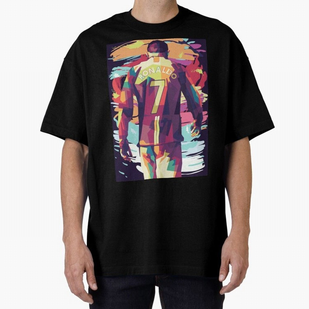 Cristiano Ronaldo Manchester United Cristiano Ronaldo Oversized T-Shirt Join the Global Buzz around Match Day Hype around FIFA World Cup 2026 Group Stage, Haaland, England, Vintage Soccer Flavor, Modern Football Stars, National Flags and Final