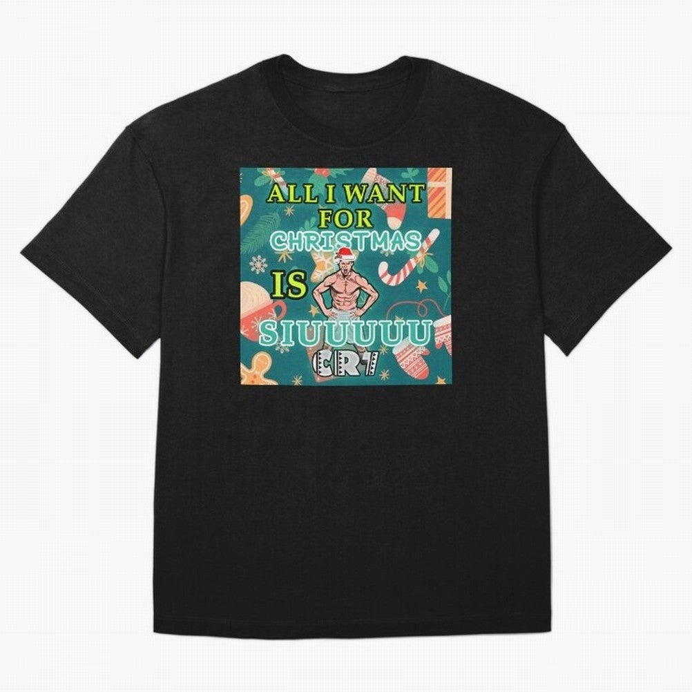 All i want for christmas is siuuu Oversized T-Shirt Honor Champions and Dreams in FIFA World Cup 2026 USA Canada Mexico Built around Neymar, Spain and Netherlands Energy, Match Day Excitement, Supporter Culture, Golden Goals and Global Football